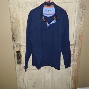Orvis Signature 1/4 Zip Pullover Sweatshirt Mens Size XL (HH-35)